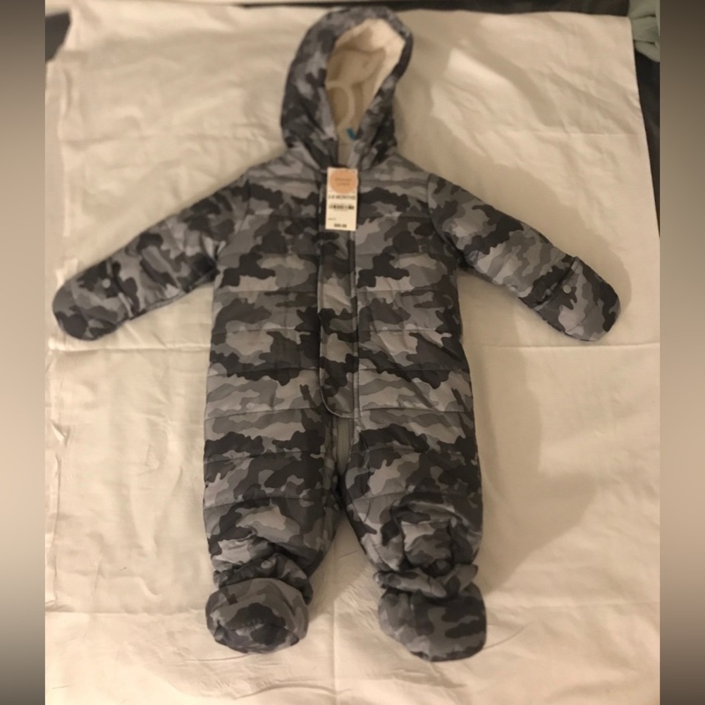 Baby snow suit camo